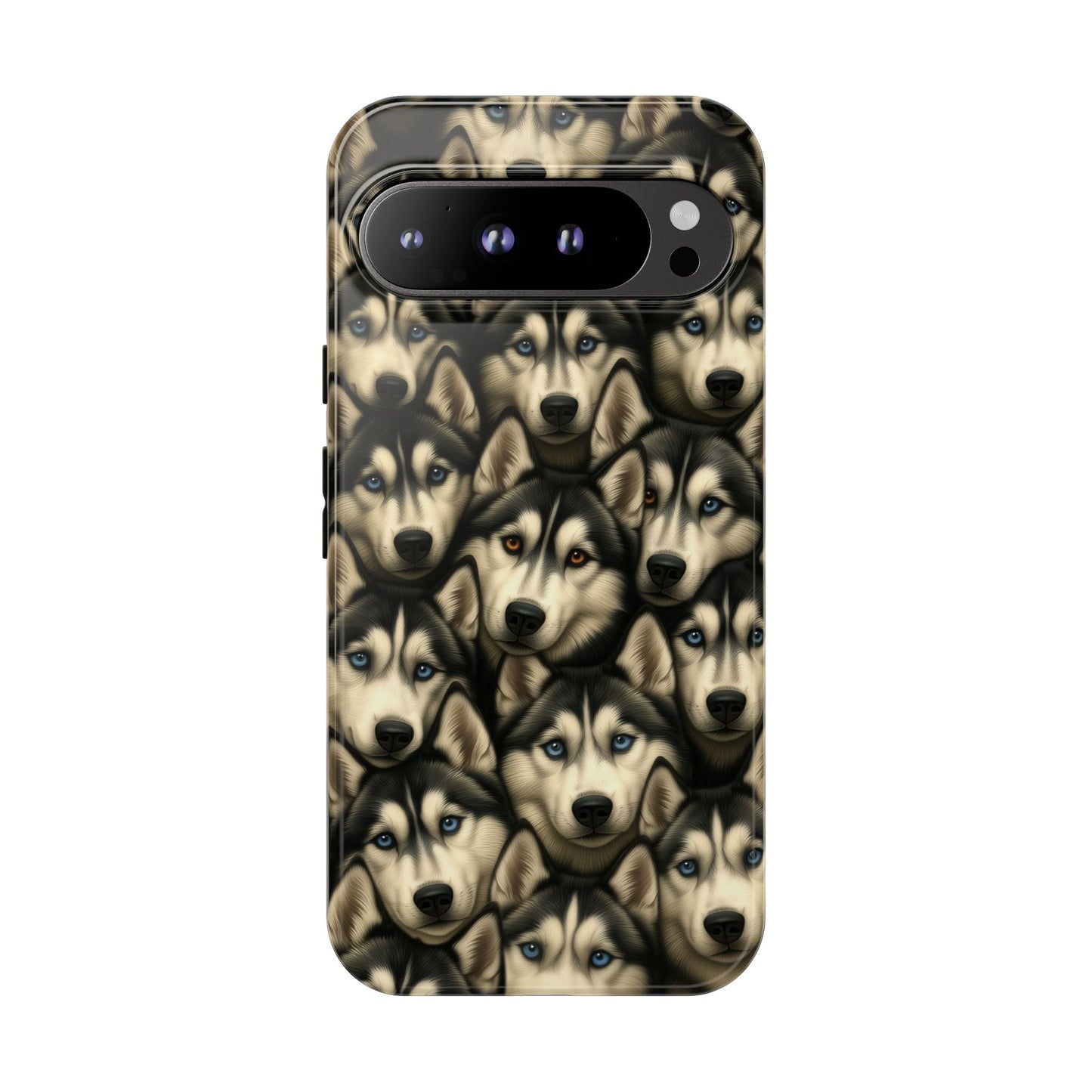 Siberian Husky Phone Case – Striking Blue-Eyed Dog Design