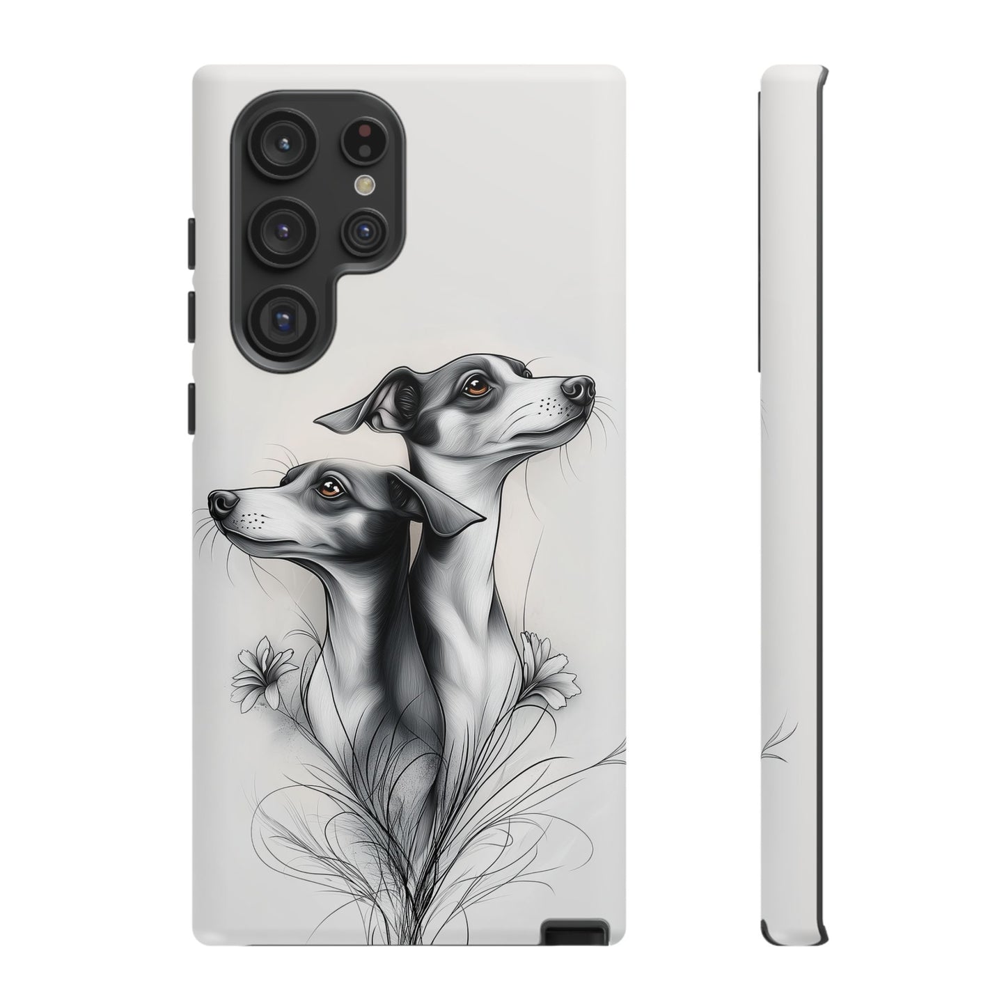 Whippet Phone Case, Elegant Dog Lover Gift