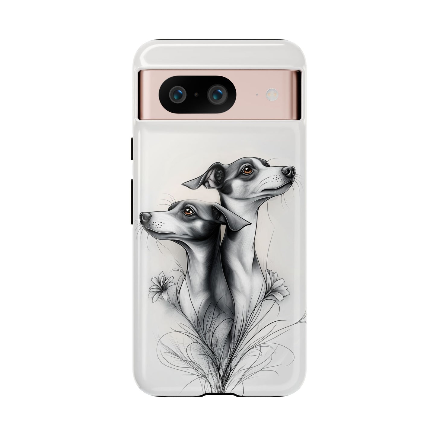 Whippet Phone Case, Elegant Dog Lover Gift