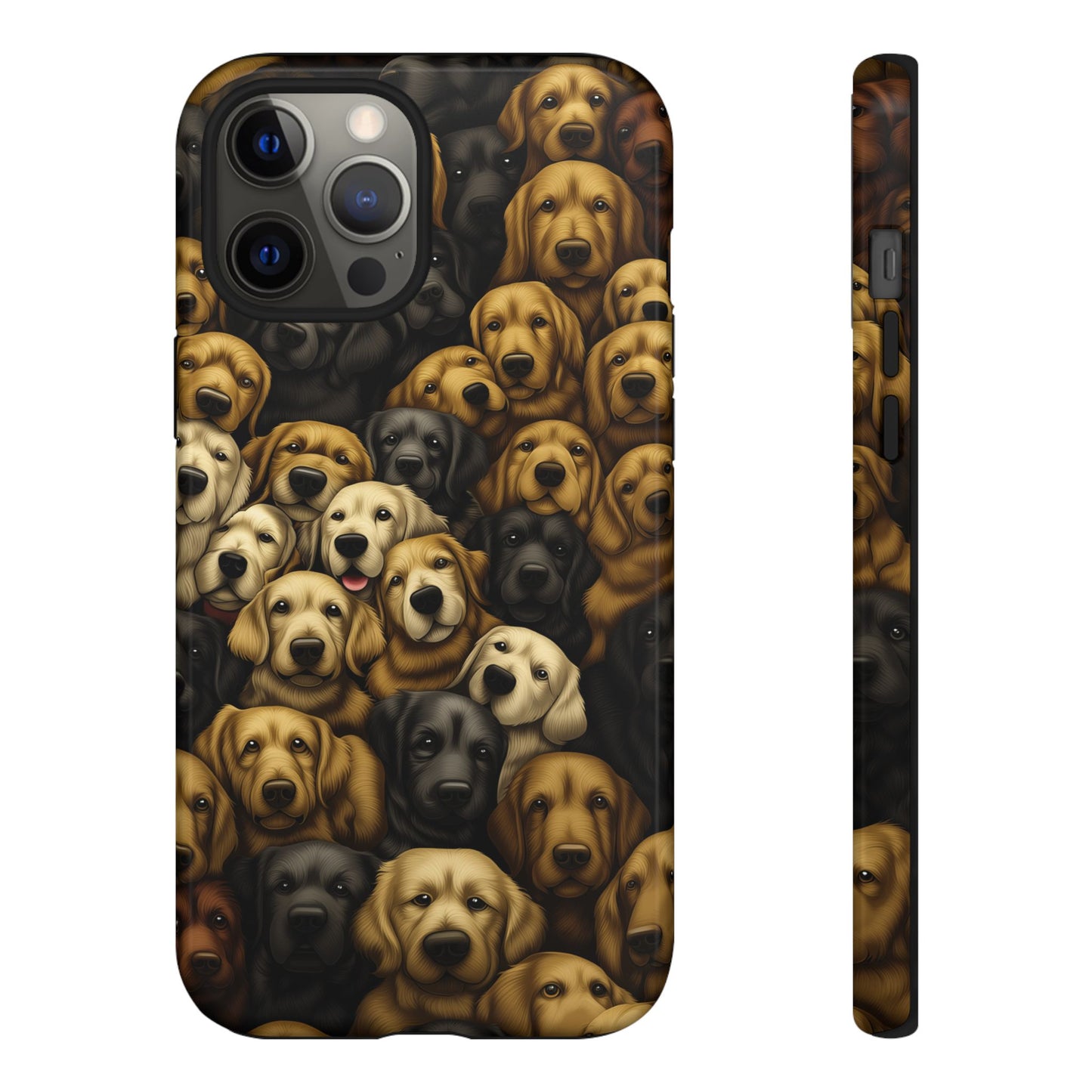 Retriever Pack Phone Case - Golden & Labrador Dog Lover Gift