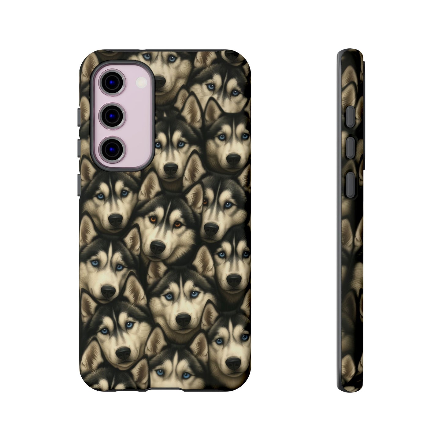 Siberian Husky Phone Case – Striking Blue-Eyed Dog Design