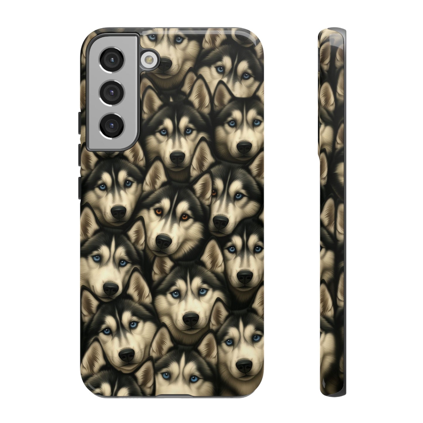 Siberian Husky Phone Case – Striking Blue-Eyed Dog Design