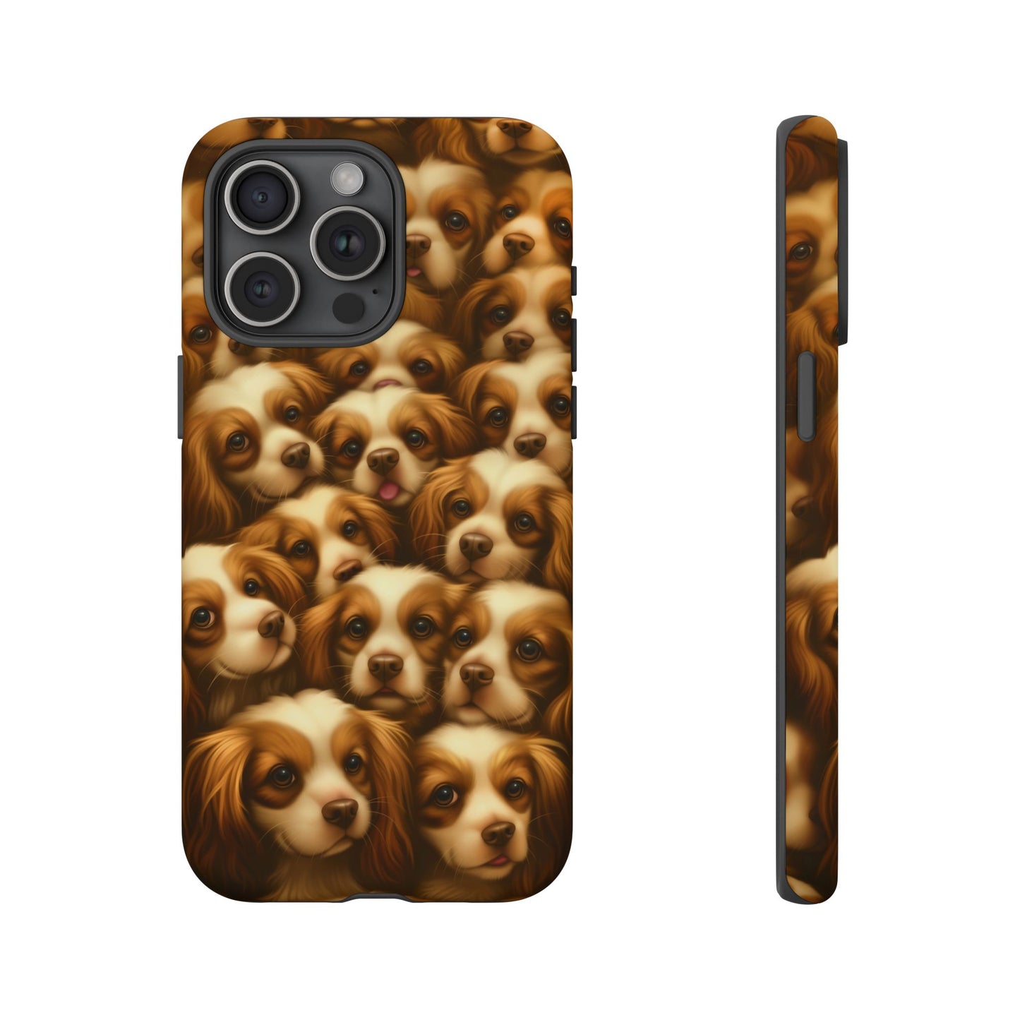 Cavalier King Charles Spaniel Phone Case – Elegant Dog Illustration
