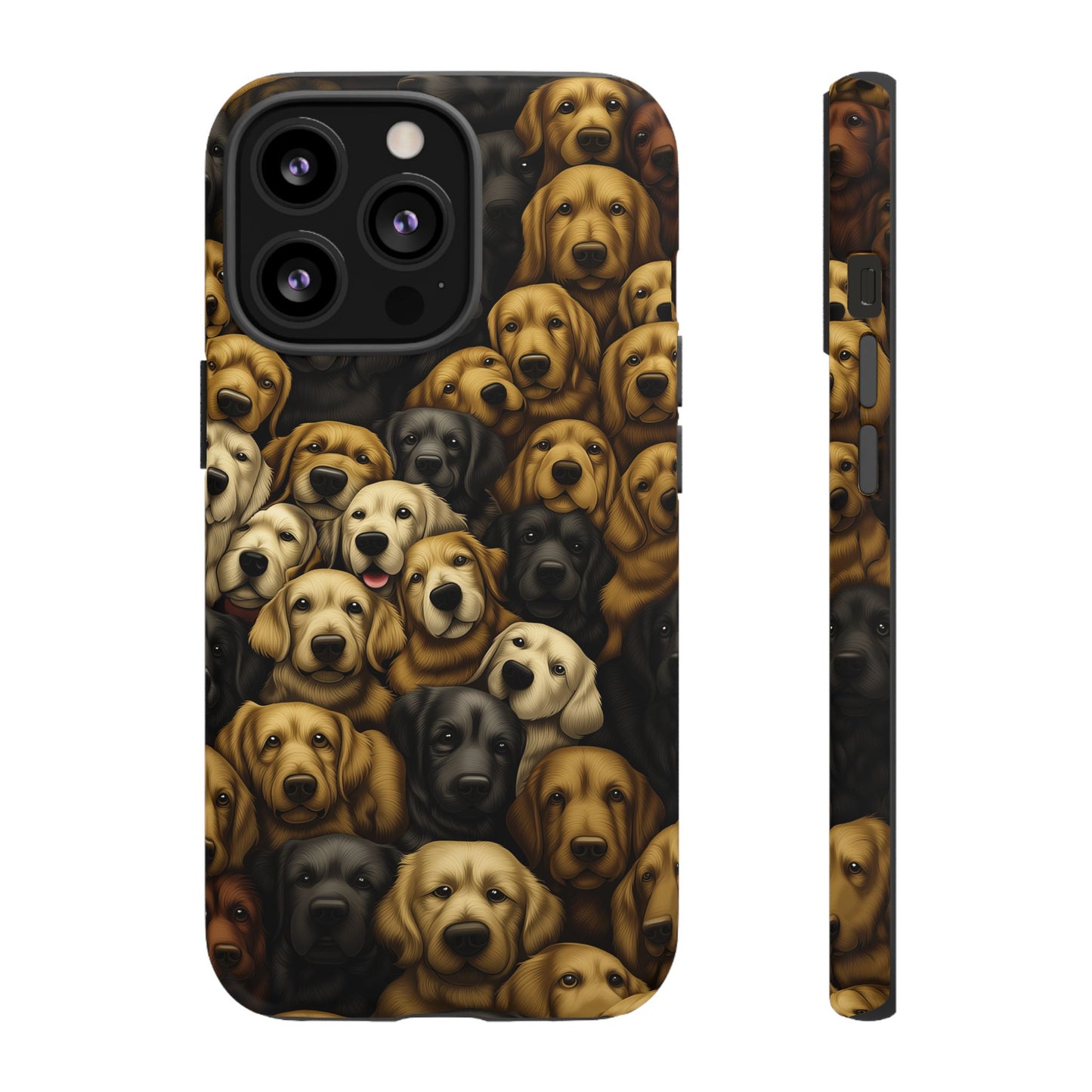 Retriever Pack Phone Case - Golden & Labrador Dog Lover Gift