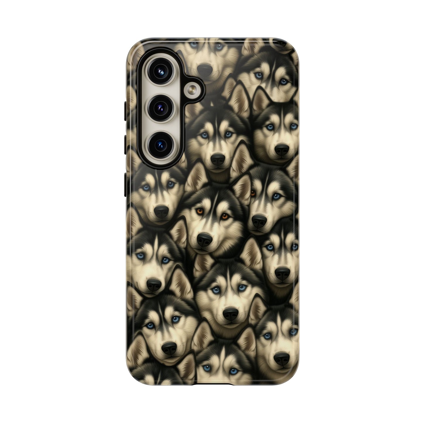 Siberian Husky Phone Case – Striking Blue-Eyed Dog Design