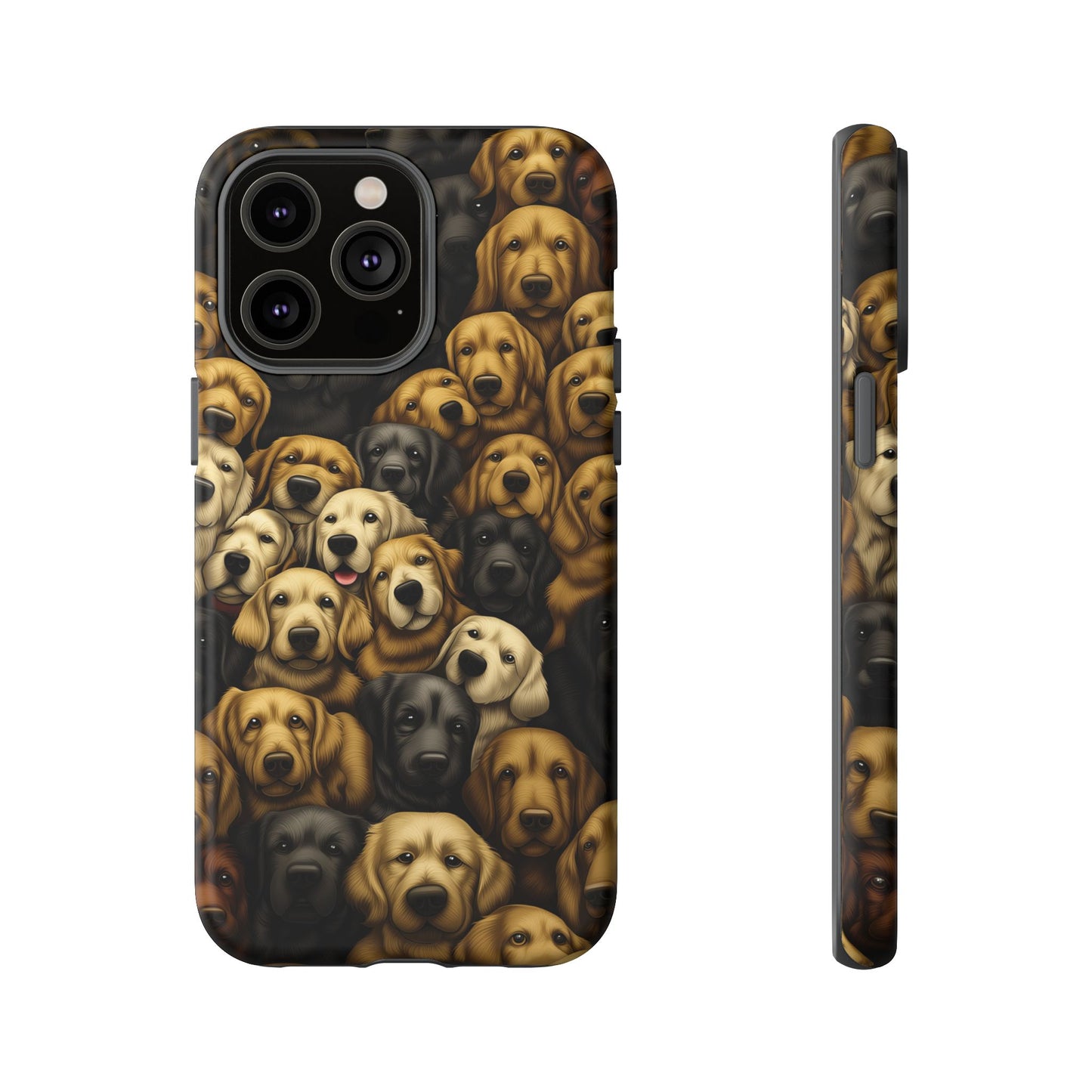 Retriever Pack Phone Case - Golden & Labrador Dog Lover Gift
