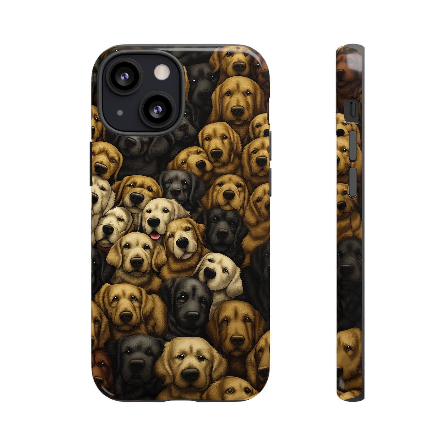 Retriever Pack Phone Case - Golden & Labrador Dog Lover Gift
