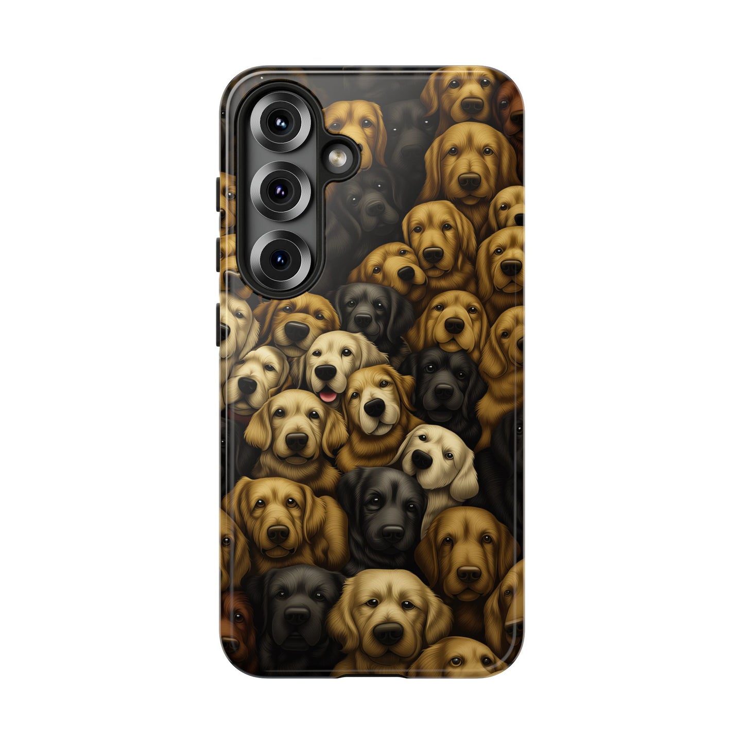 Retriever Pack Phone Case - Golden & Labrador Dog Lover Gift