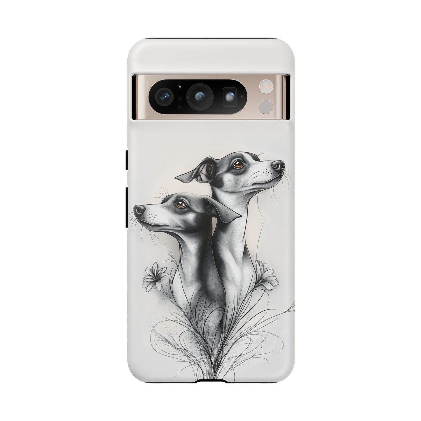 Whippet Phone Case, Elegant Dog Lover Gift
