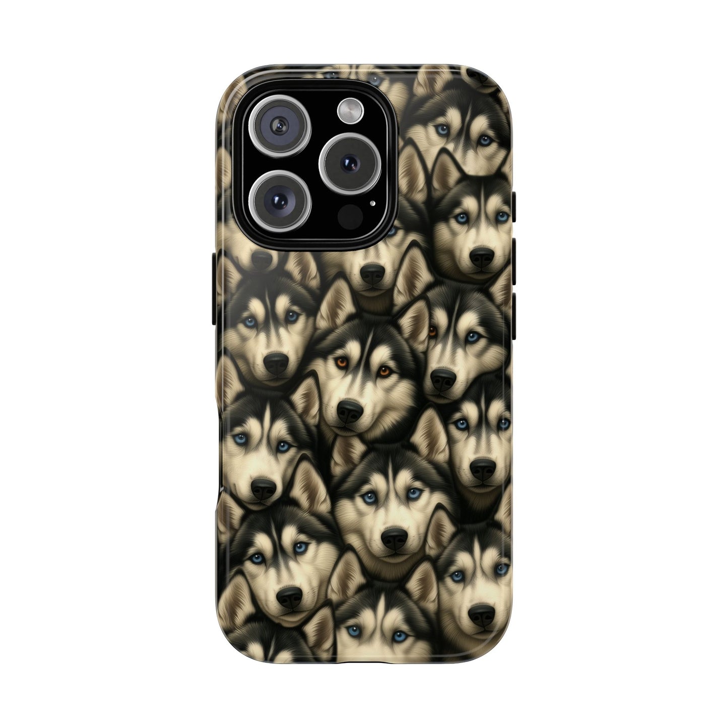 Siberian Husky Phone Case – Striking Blue-Eyed Dog Design