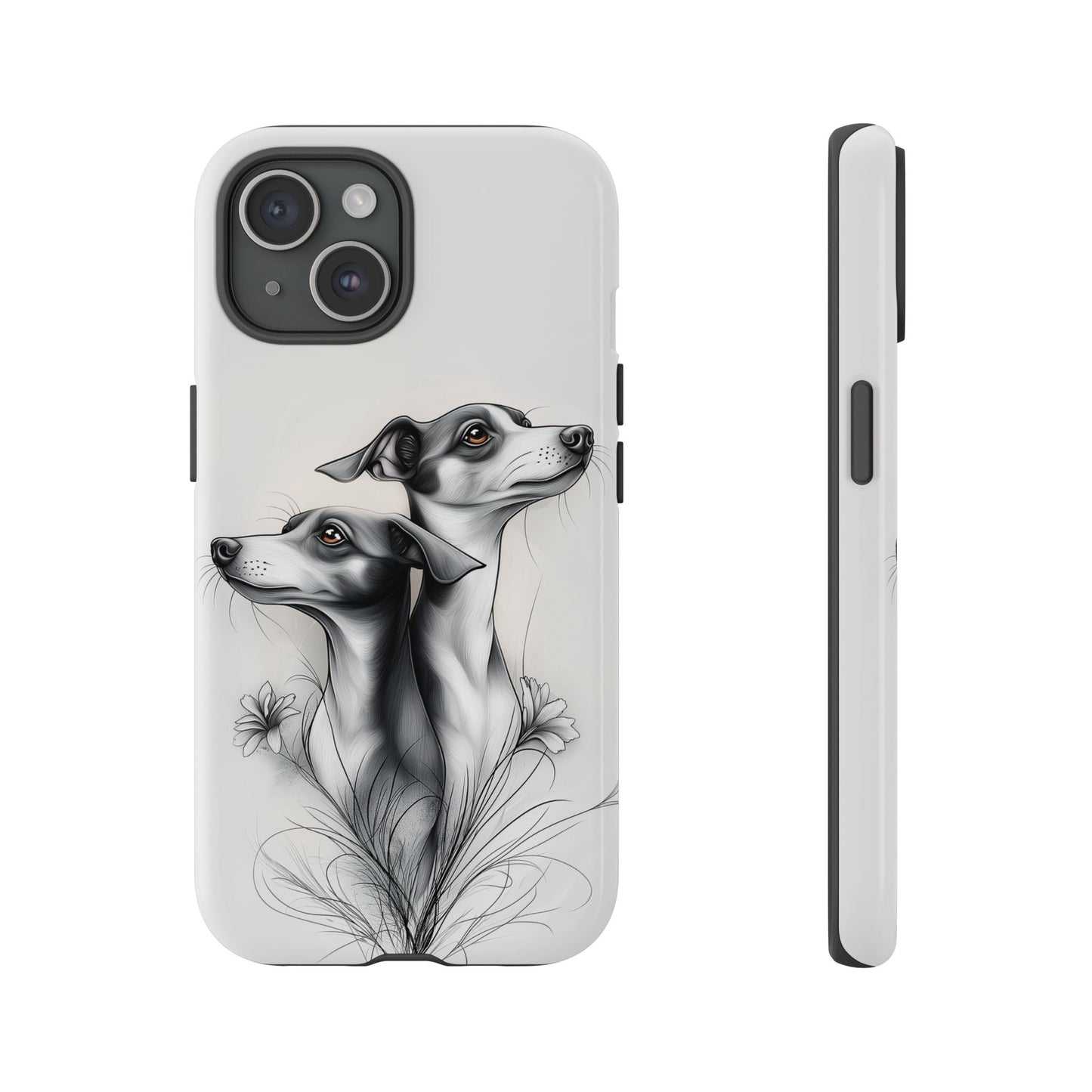 Whippet Phone Case, Elegant Dog Lover Gift