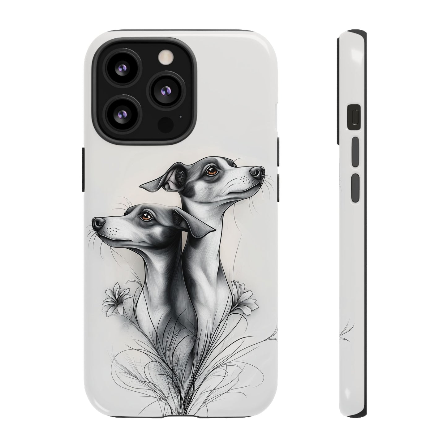Whippet Phone Case, Elegant Dog Lover Gift