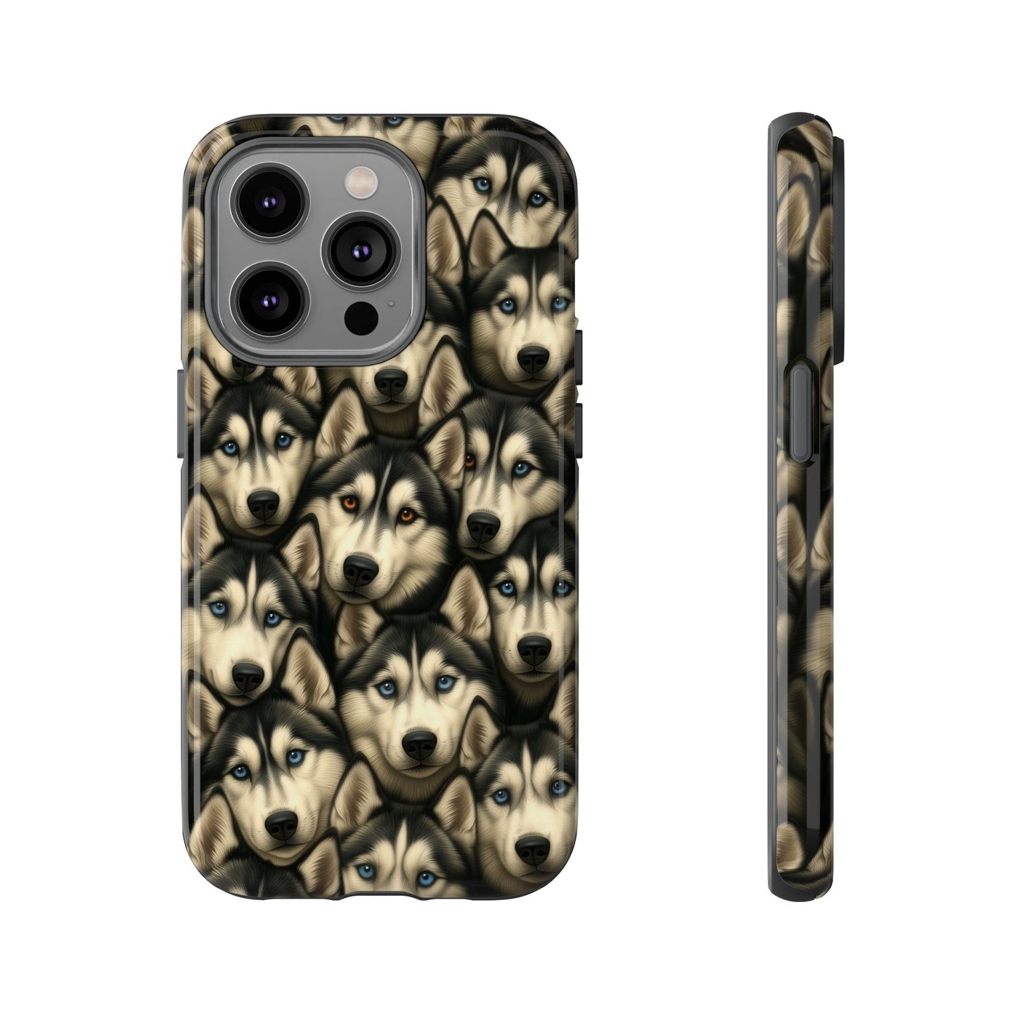 Siberian Husky Phone Case – Striking Blue-Eyed Dog Design