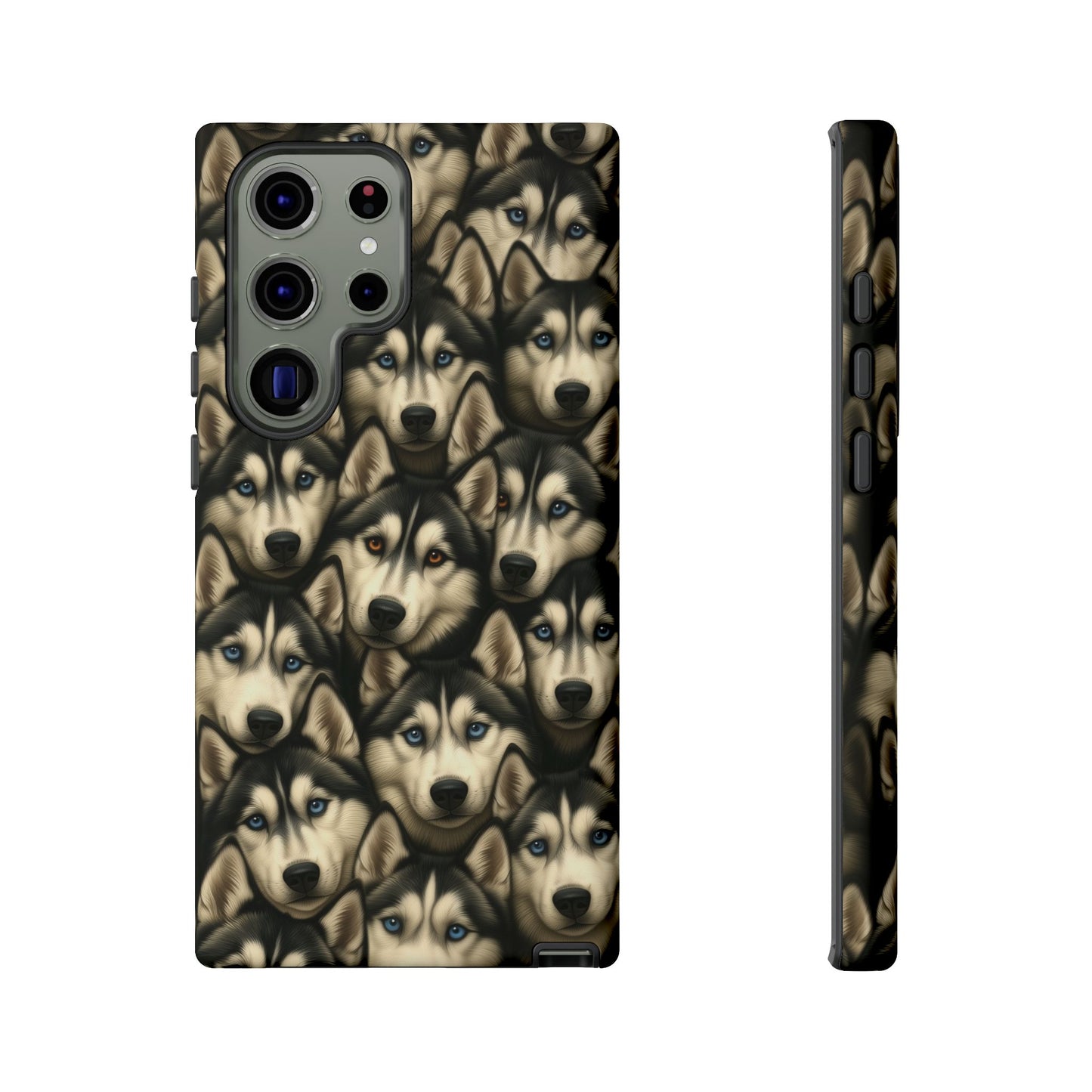 Siberian Husky Phone Case – Striking Blue-Eyed Dog Design