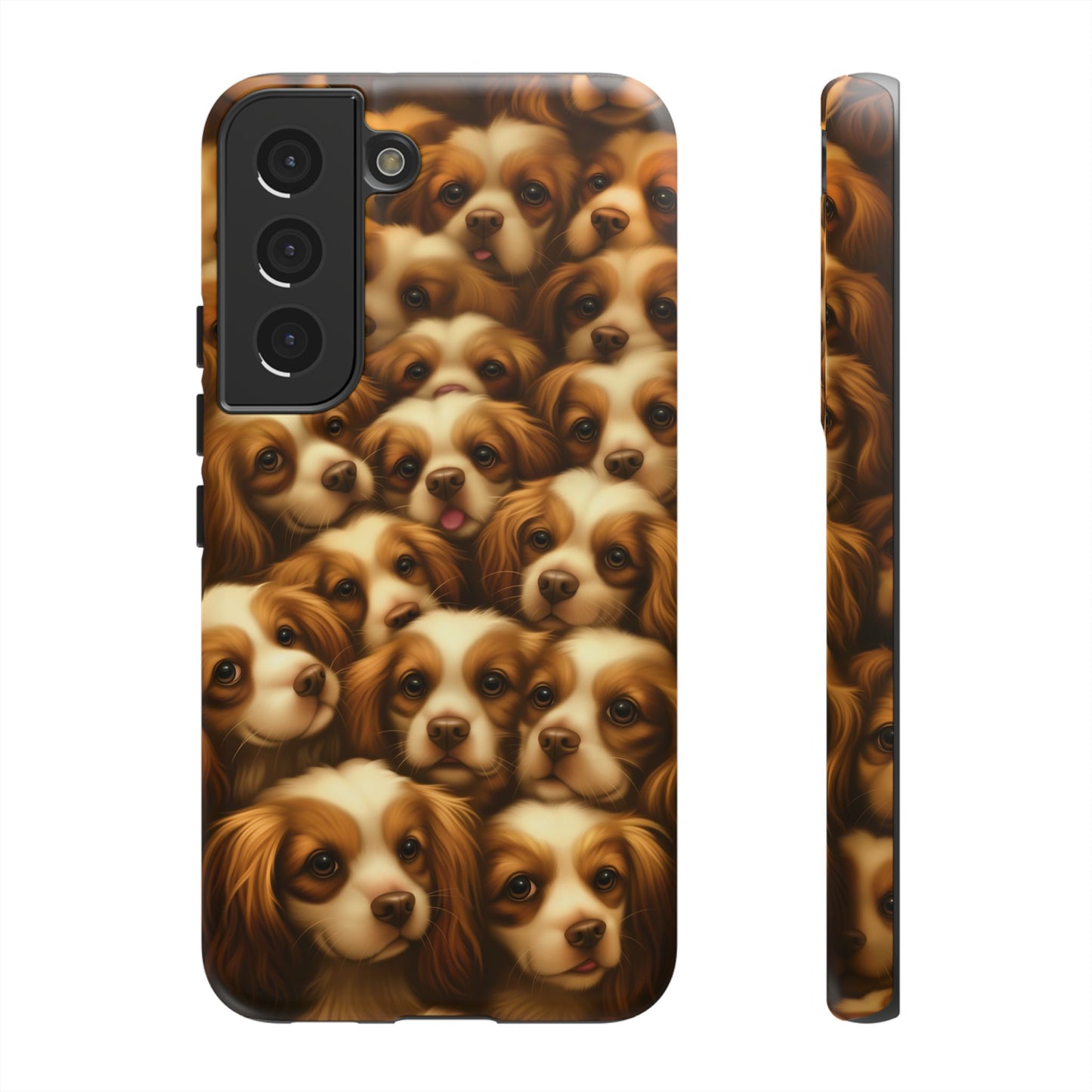 Cavalier King Charles Spaniel Phone Case – Elegant Dog Illustration