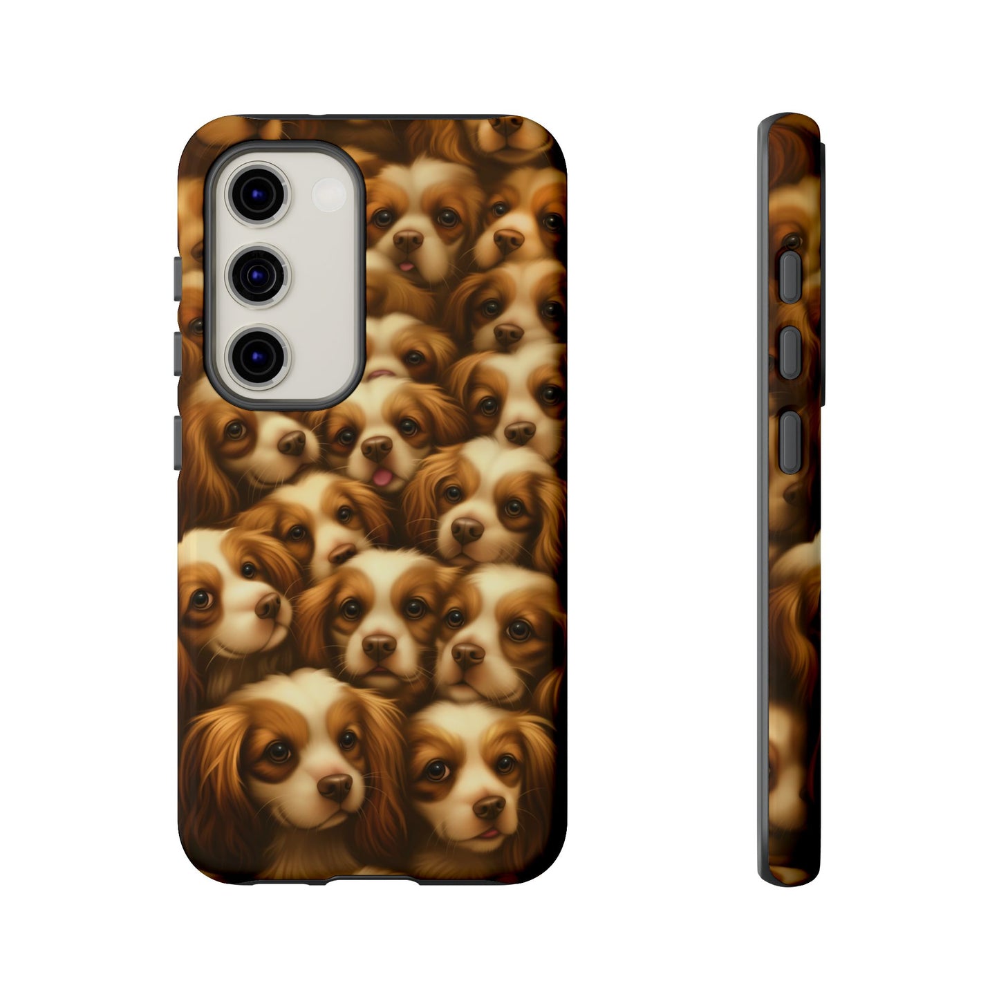 Cavalier King Charles Spaniel Phone Case – Elegant Dog Illustration