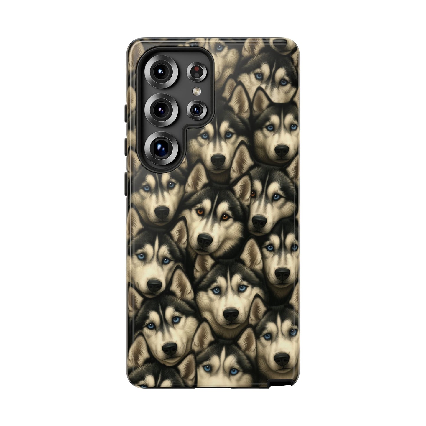 Siberian Husky Phone Case – Striking Blue-Eyed Dog Design
