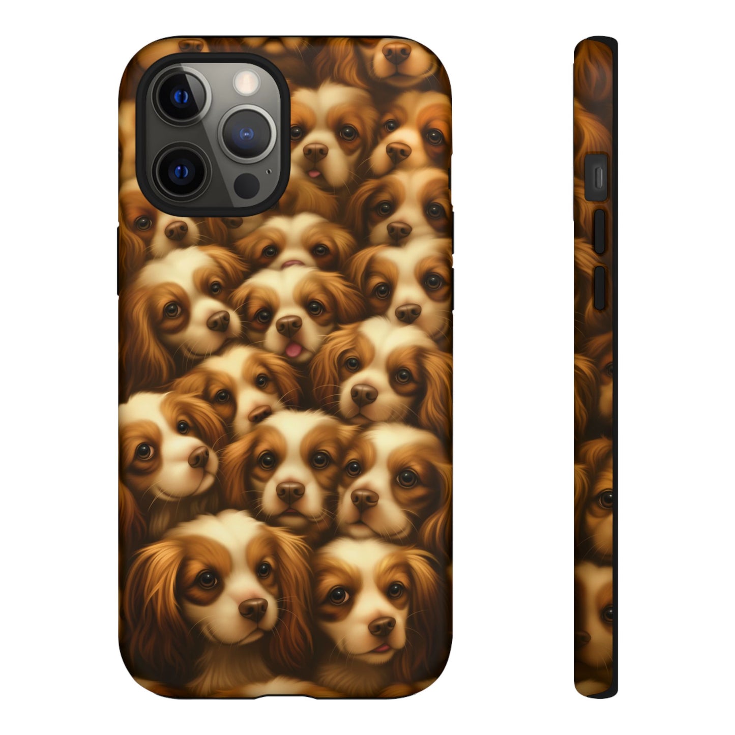 Cavalier King Charles Spaniel Phone Case – Elegant Dog Illustration