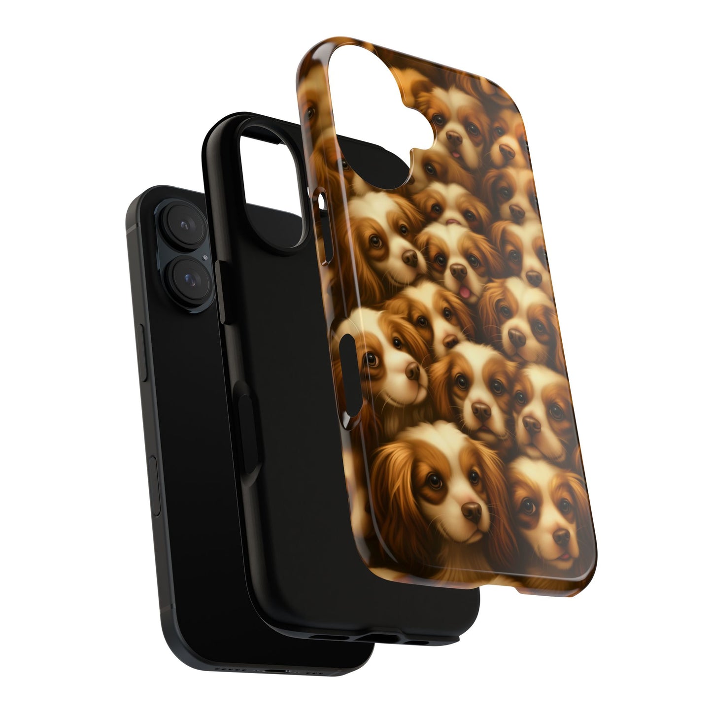 Cavalier King Charles Spaniel Phone Case – Elegant Dog Illustration