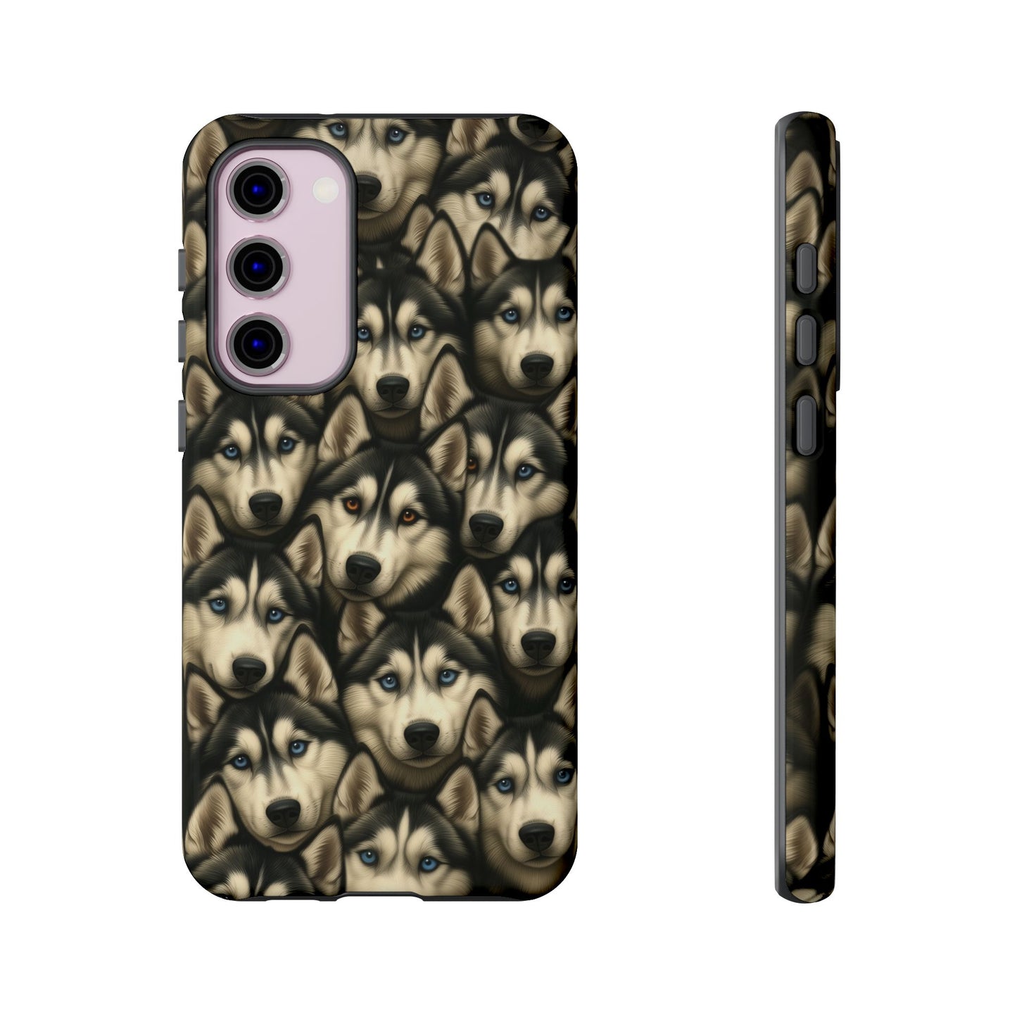 Siberian Husky Phone Case – Striking Blue-Eyed Dog Design