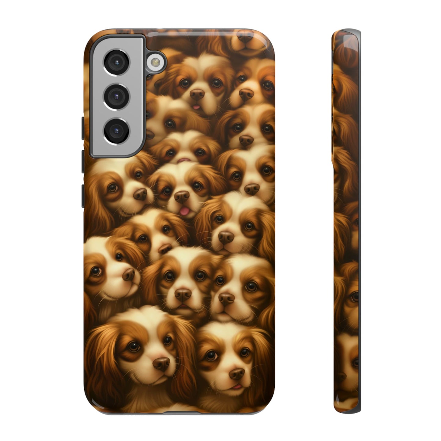 Cavalier King Charles Spaniel Phone Case – Elegant Dog Illustration