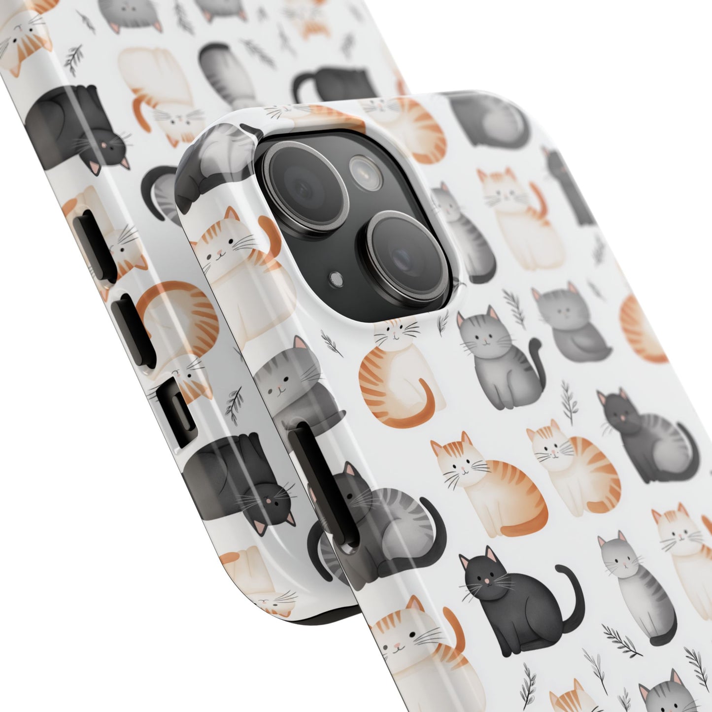 Purrfectly Cute Cat Pattern Case
