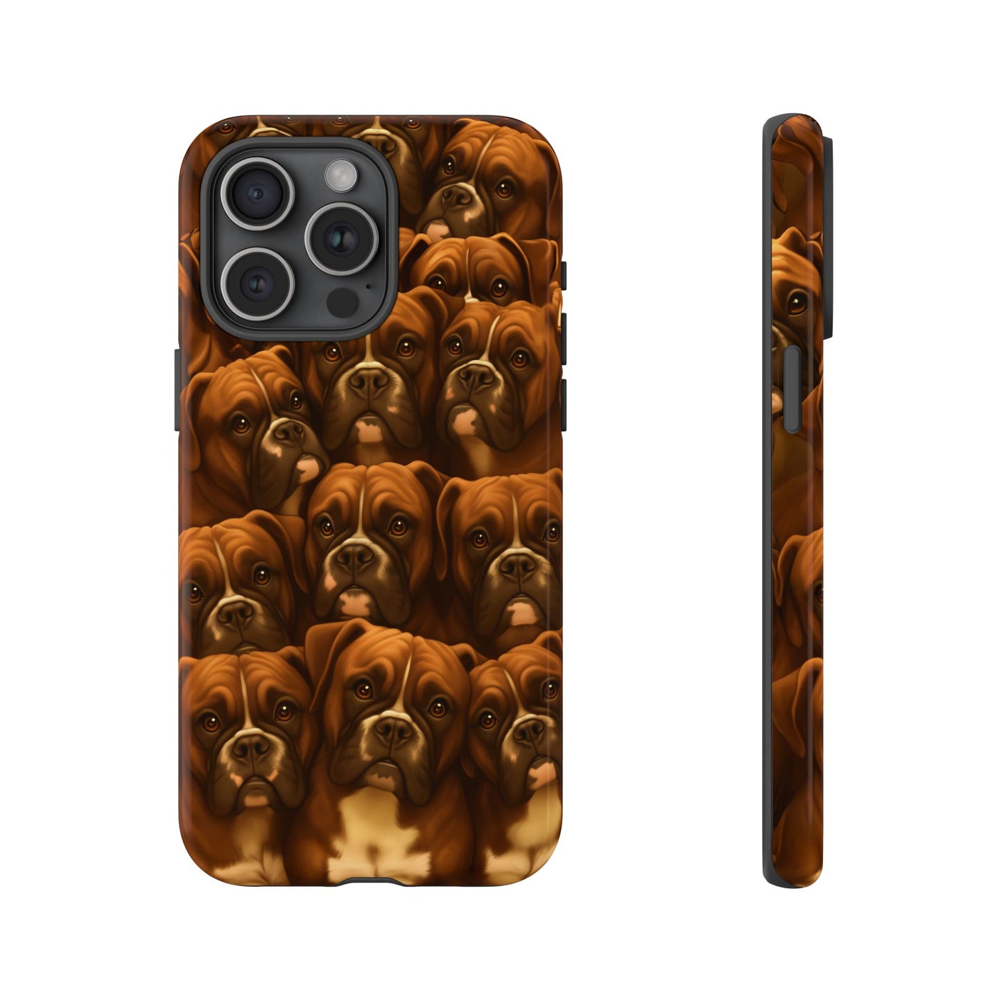 Boxer Dog Portrait Phone Case - Dog Lover Gift