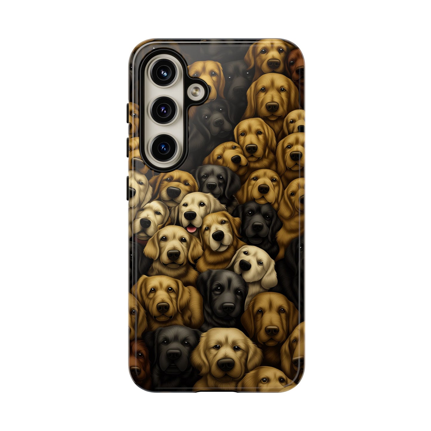 Retriever Pack Phone Case - Golden & Labrador Dog Lover Gift