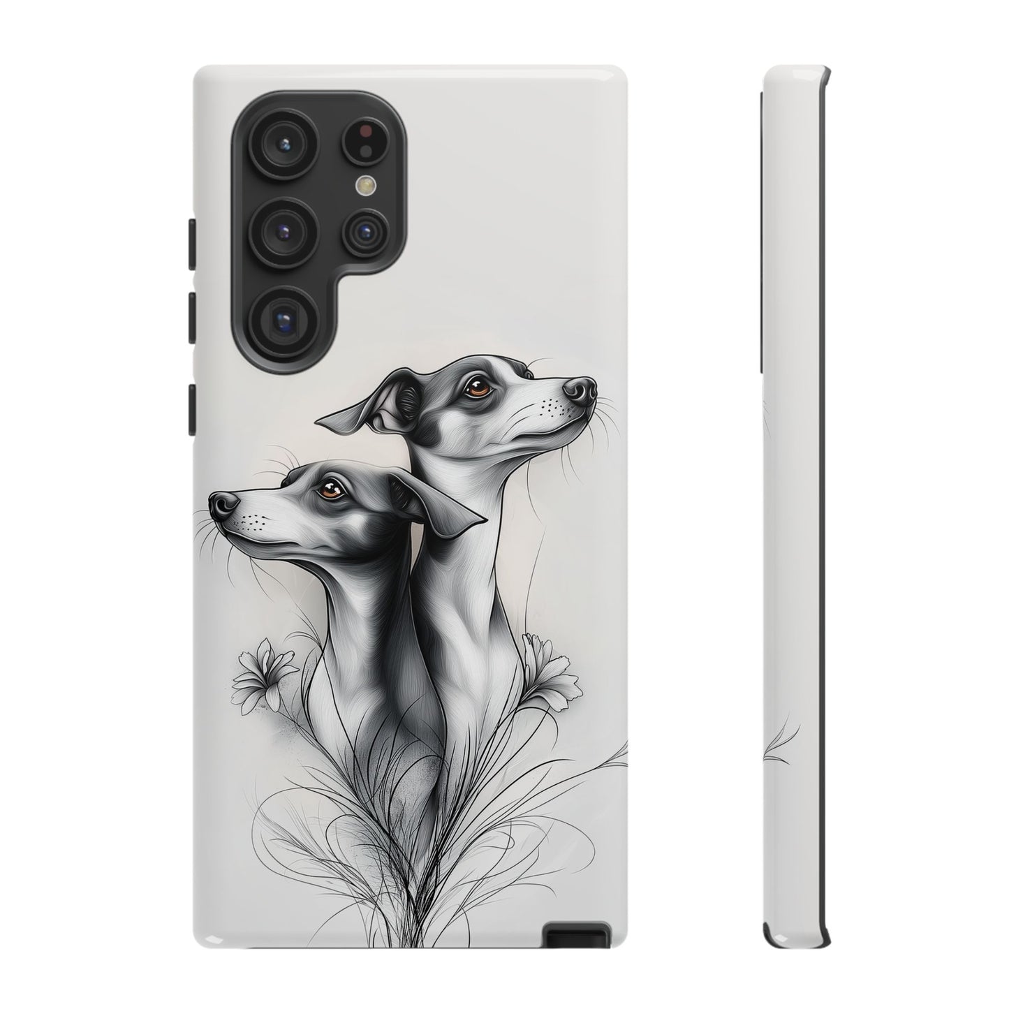 Whippet Phone Case, Elegant Dog Lover Gift