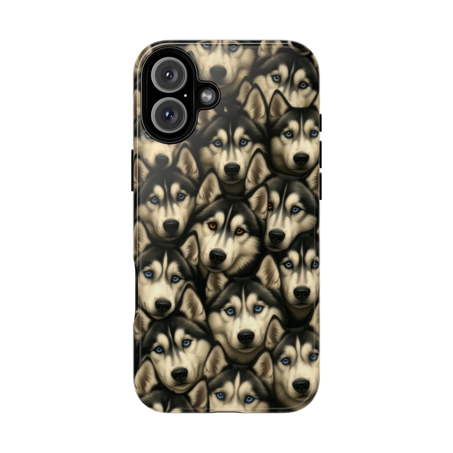 Siberian Husky Phone Case – Striking Blue-Eyed Dog Design