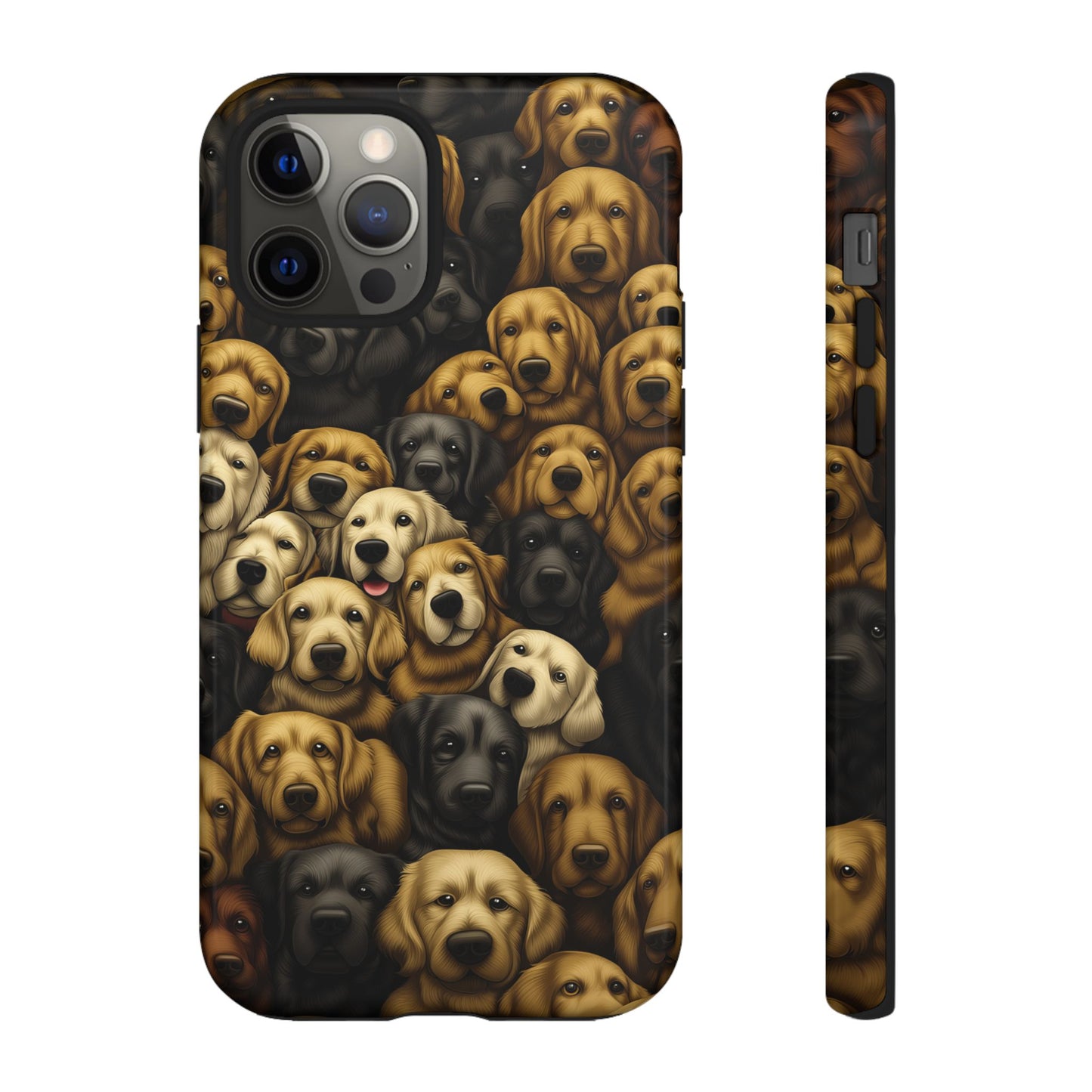 Retriever Pack Phone Case - Golden & Labrador Dog Lover Gift