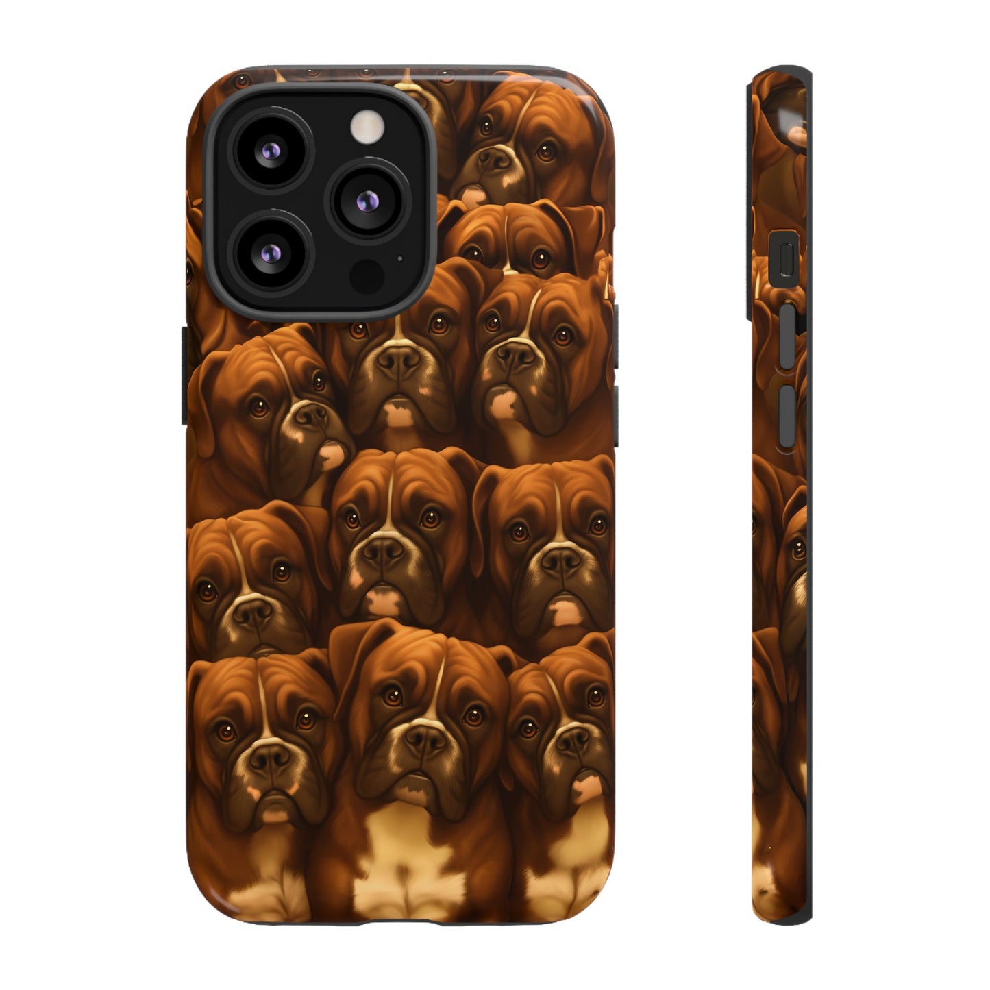 Boxer Dog Portrait Phone Case - Dog Lover Gift