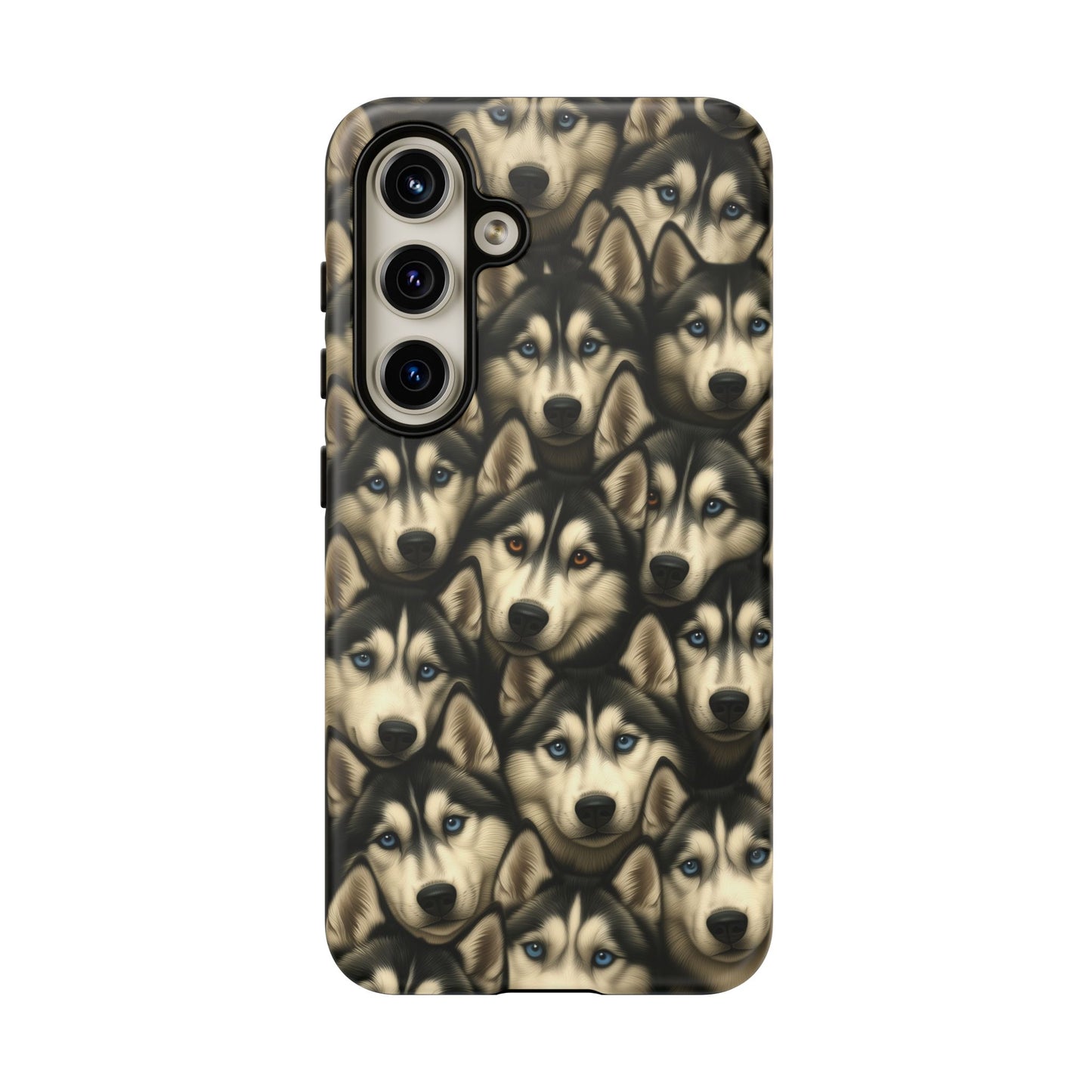 Siberian Husky Phone Case – Striking Blue-Eyed Dog Design