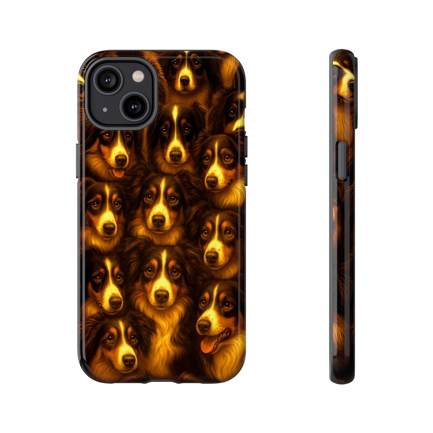 Australian Shepherd Dog Portrait Phone Case - Dog Lover Gift