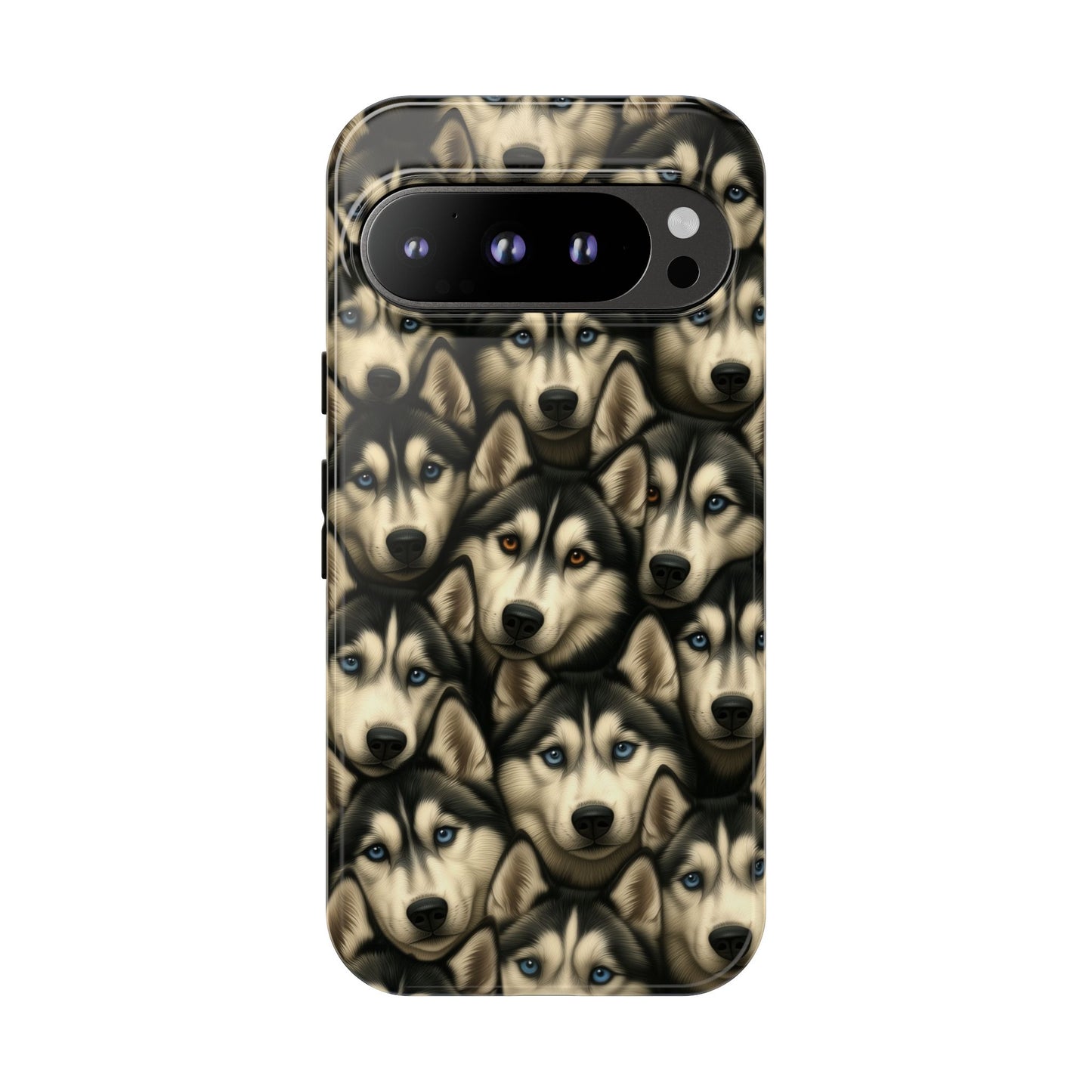 Siberian Husky Phone Case – Striking Blue-Eyed Dog Design