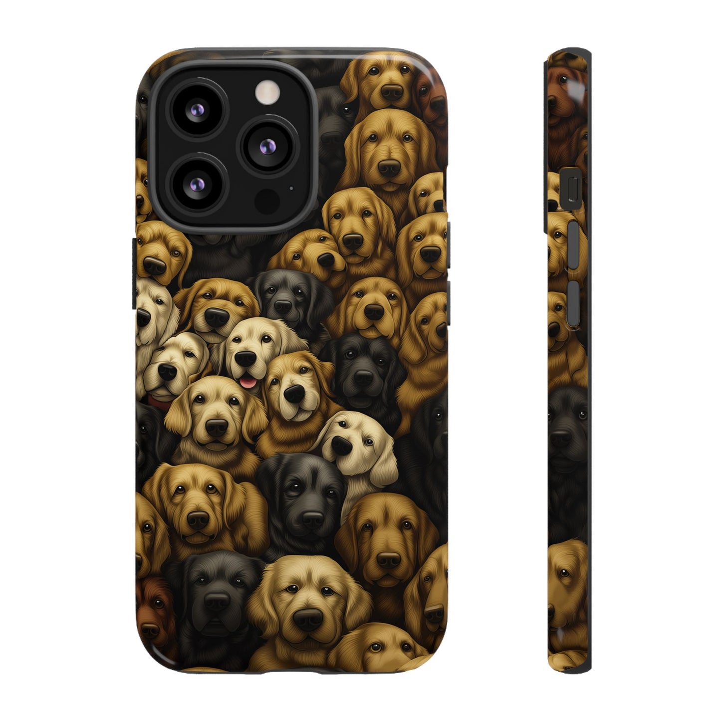 Retriever Pack Phone Case - Golden & Labrador Dog Lover Gift