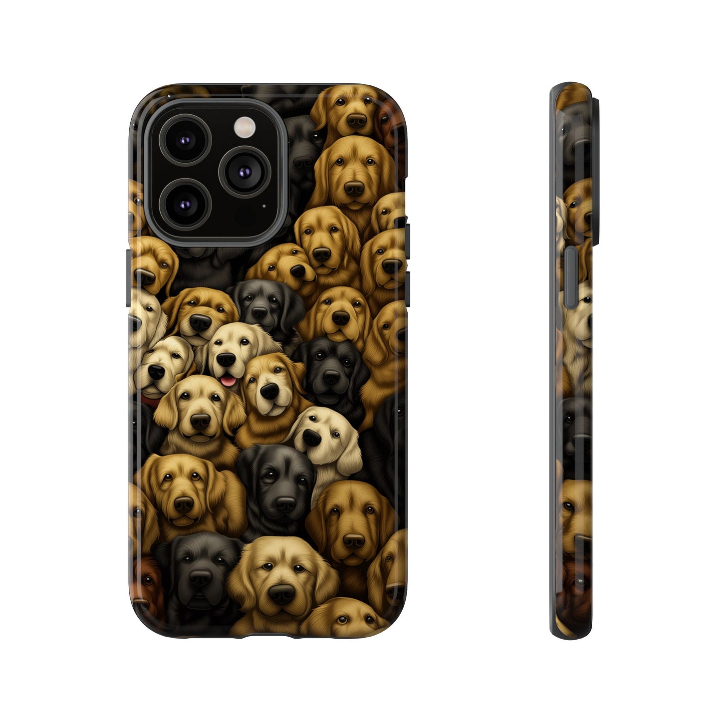 Retriever Pack Phone Case - Golden & Labrador Dog Lover Gift