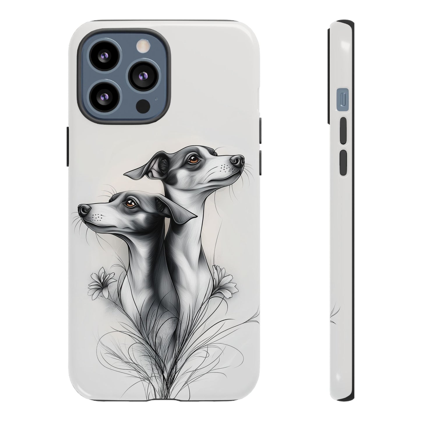 Whippet Phone Case, Elegant Dog Lover Gift