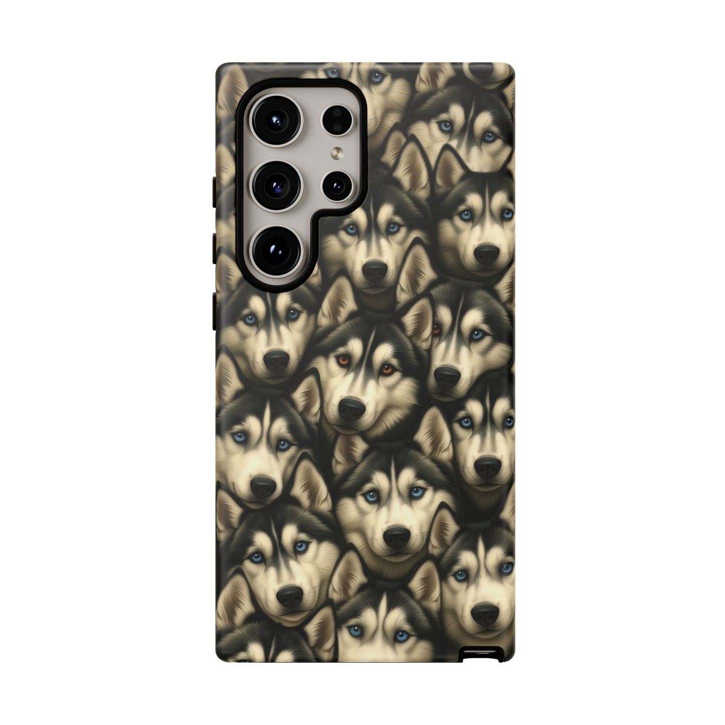 Siberian Husky Phone Case – Striking Blue-Eyed Dog Design