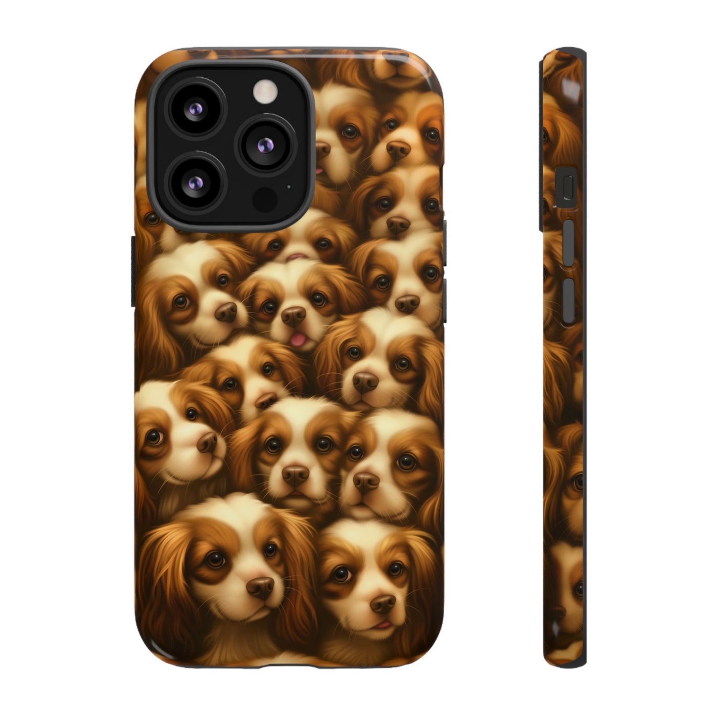 Cavalier King Charles Spaniel Phone Case – Elegant Dog Illustration