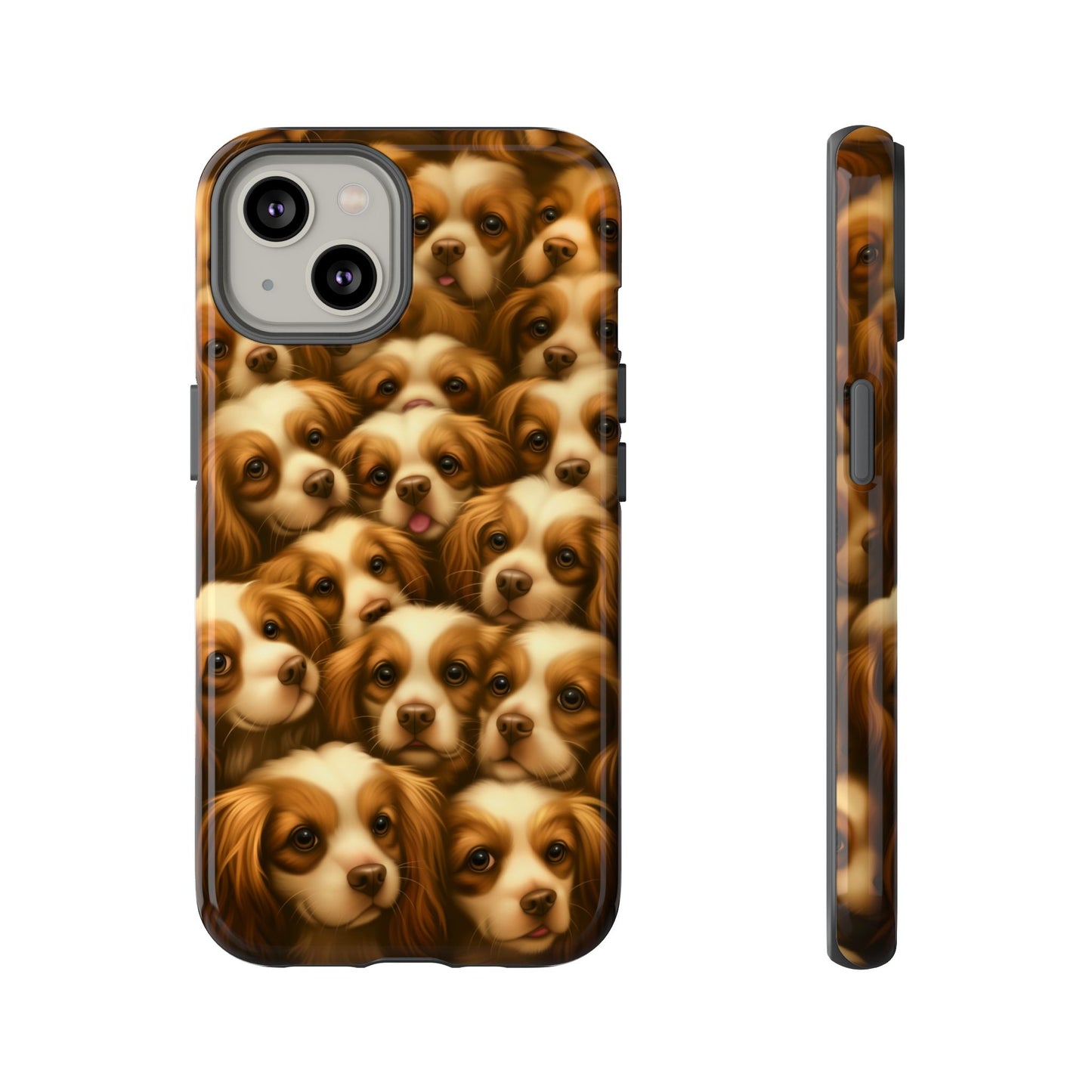 Cavalier King Charles Spaniel Phone Case – Elegant Dog Illustration