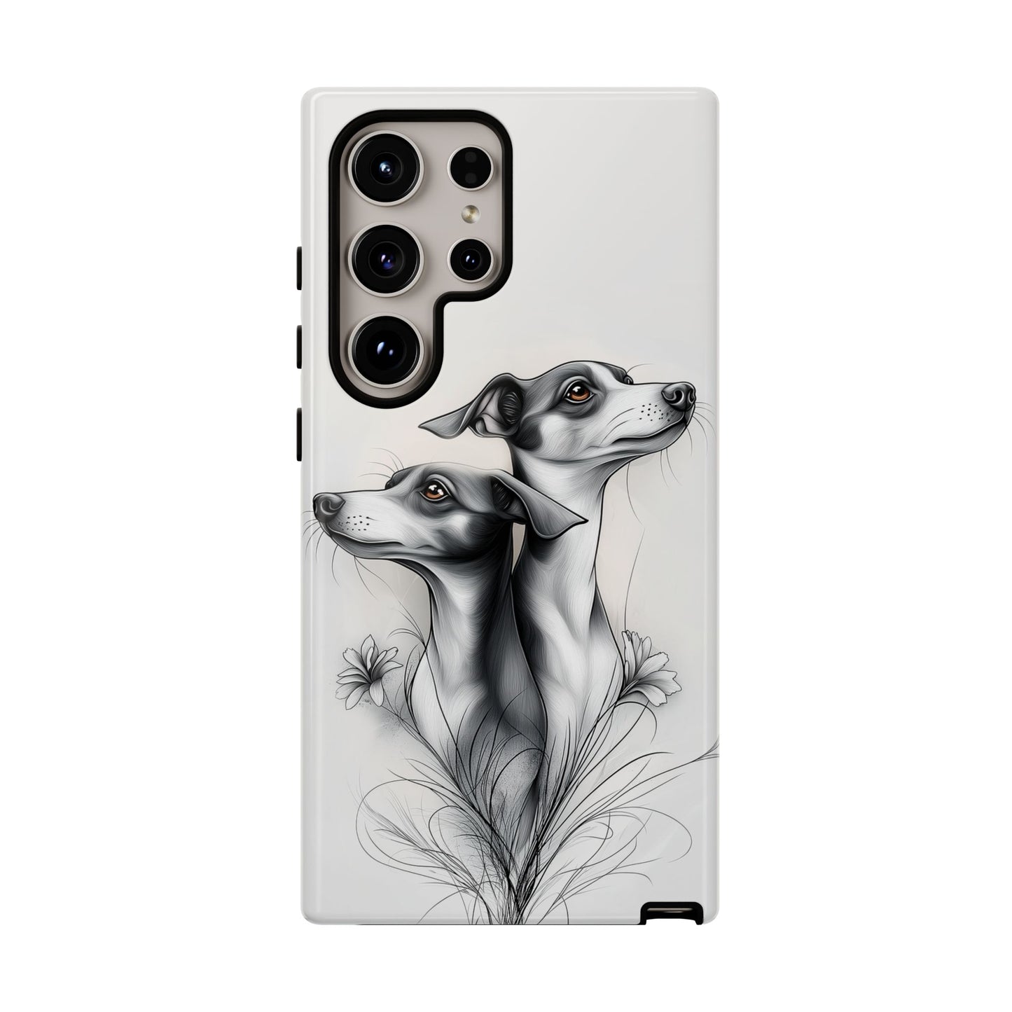 Whippet Phone Case, Elegant Dog Lover Gift