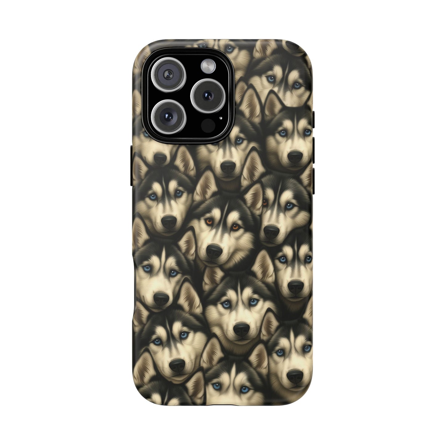 Siberian Husky Phone Case – Striking Blue-Eyed Dog Design