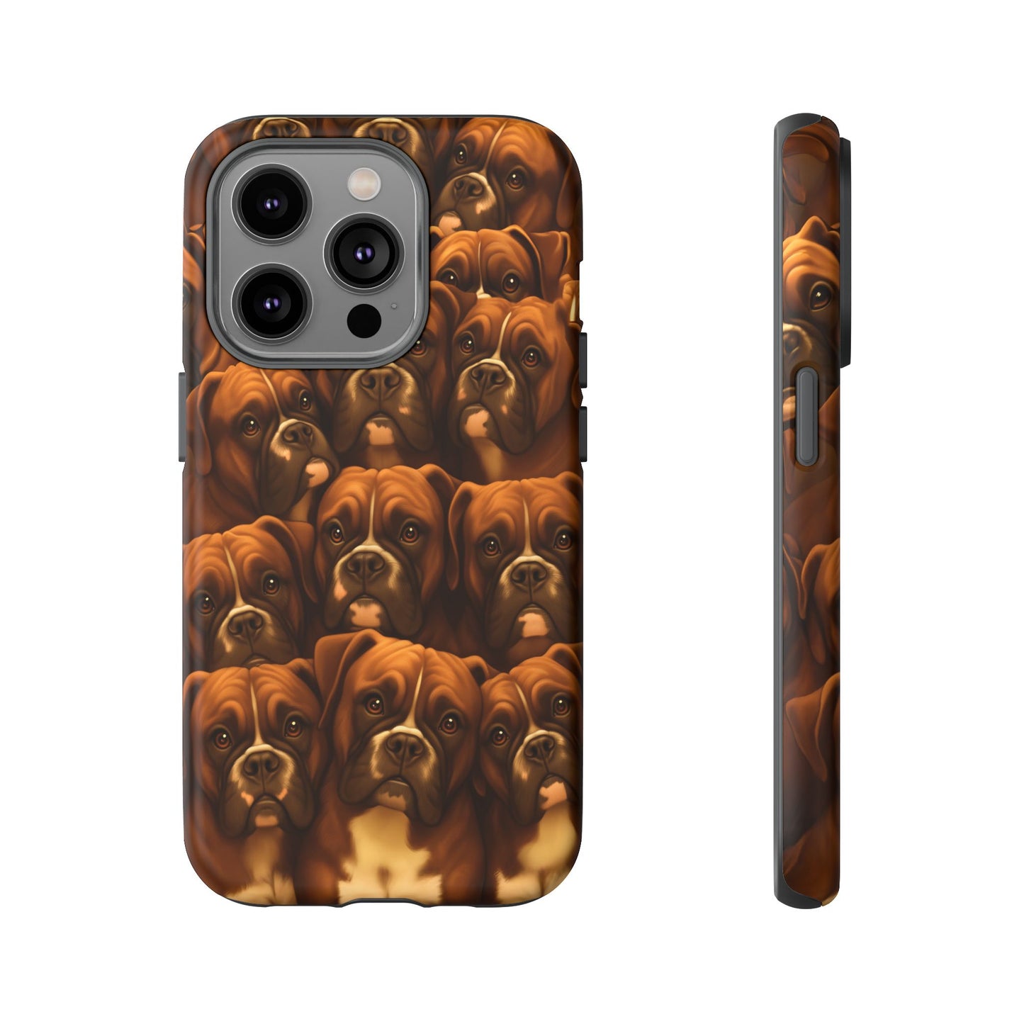 Boxer Dog Portrait Phone Case - Dog Lover Gift