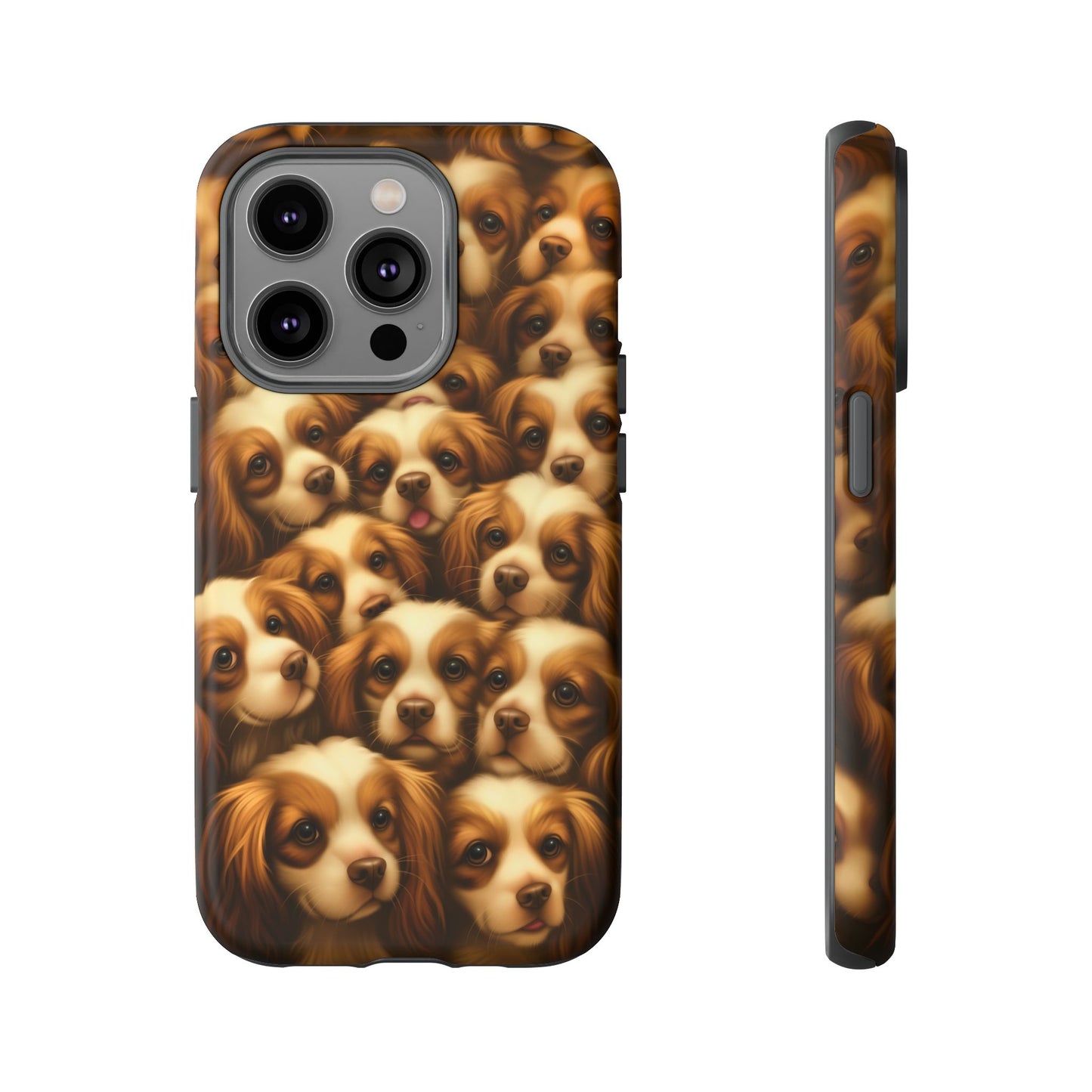 Cavalier King Charles Spaniel Phone Case – Elegant Dog Illustration
