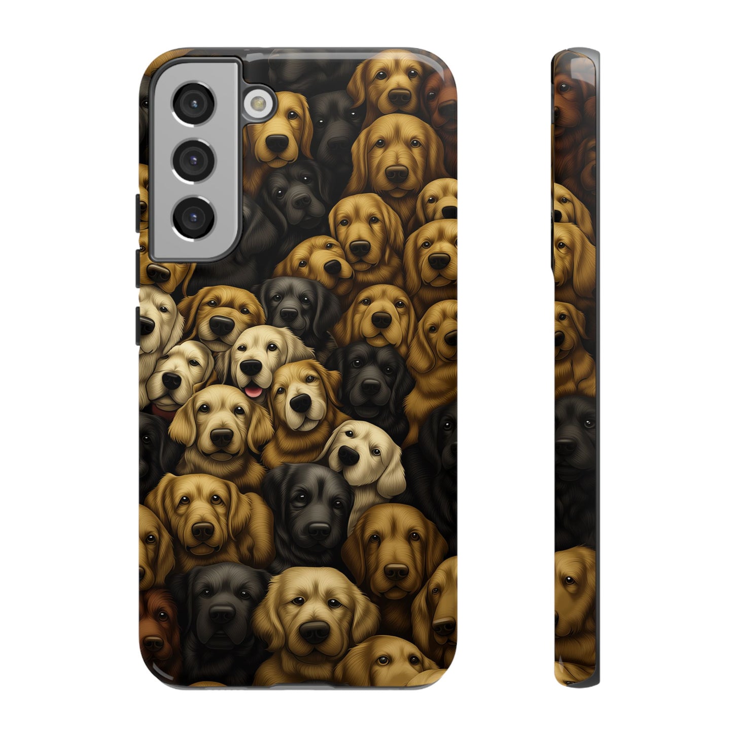Retriever Pack Phone Case - Golden & Labrador Dog Lover Gift