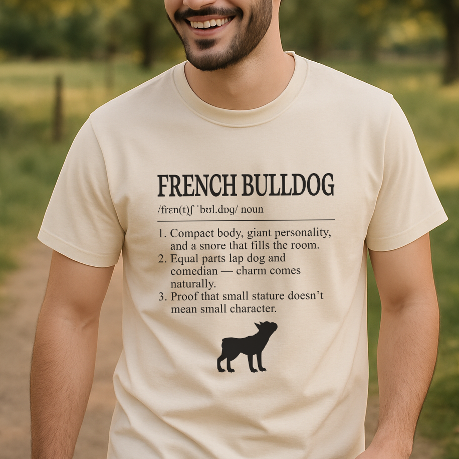French Bulldog Definition T-Shirt – Dog Dictionary Tee