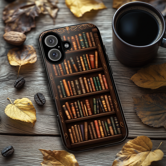 Bookshelf Phone Case Design