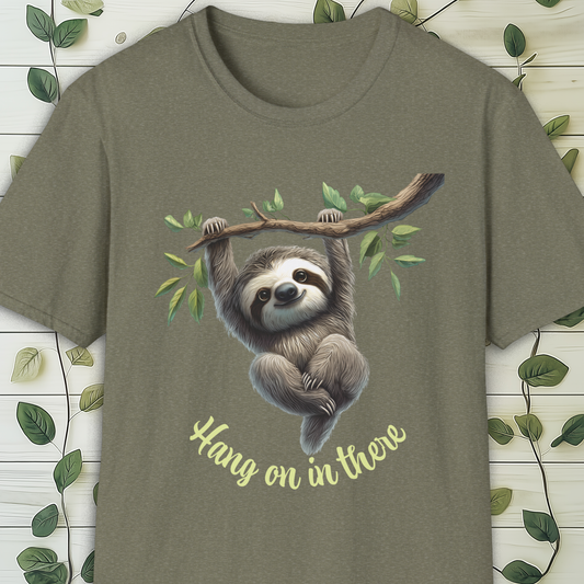 Sloth Hang on in there Graphic T-Shirt