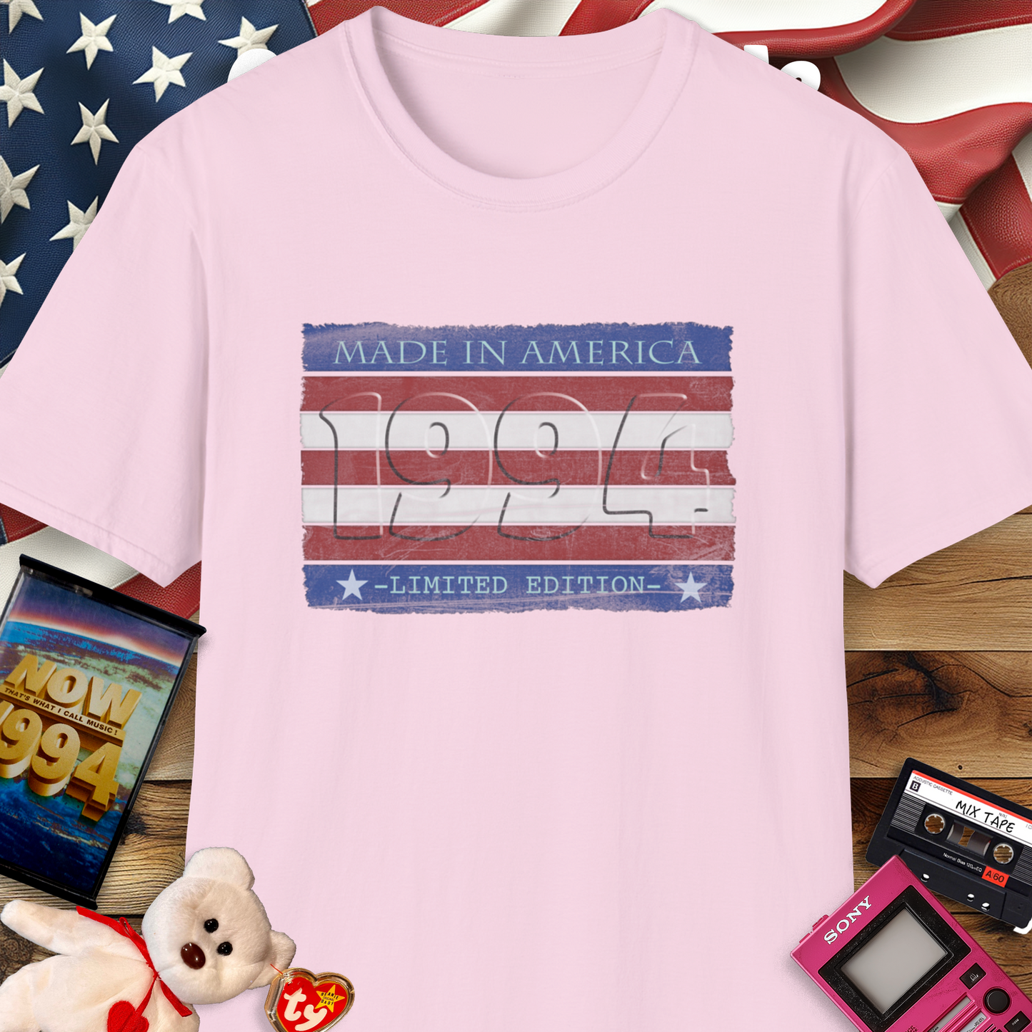 Vintage Made in America Custom Year. Limited Edition T-Shirt